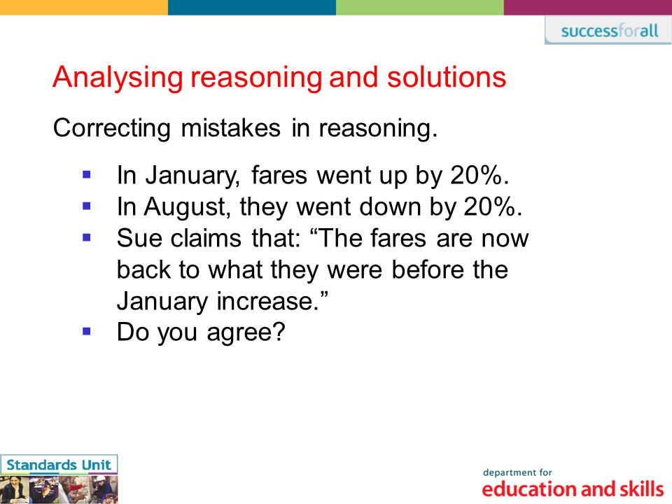 Correcting mistakes in reasoning. In January, fares went up by 20%.