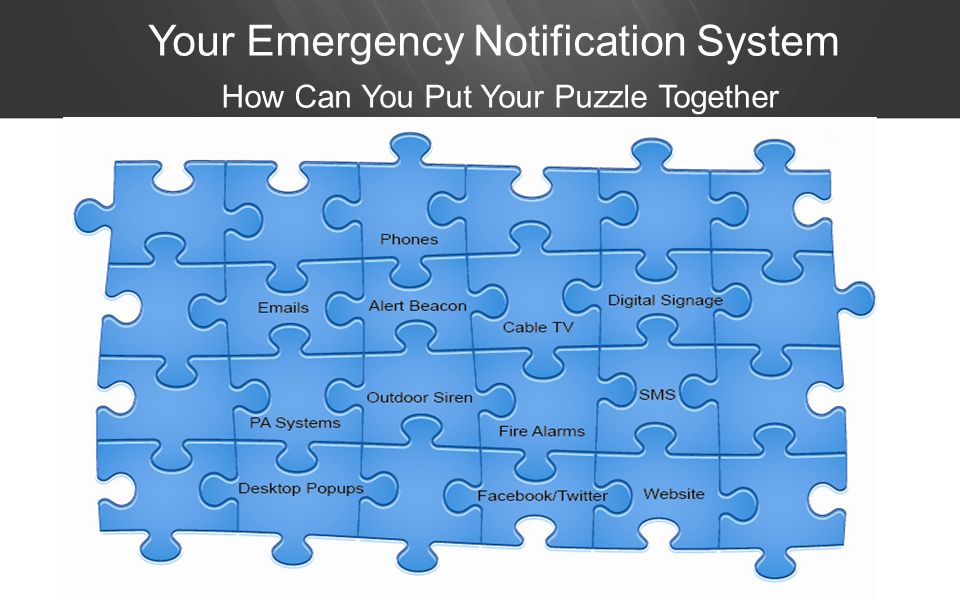 Your Emergency Notification System How Can You Put Your Puzzle Together