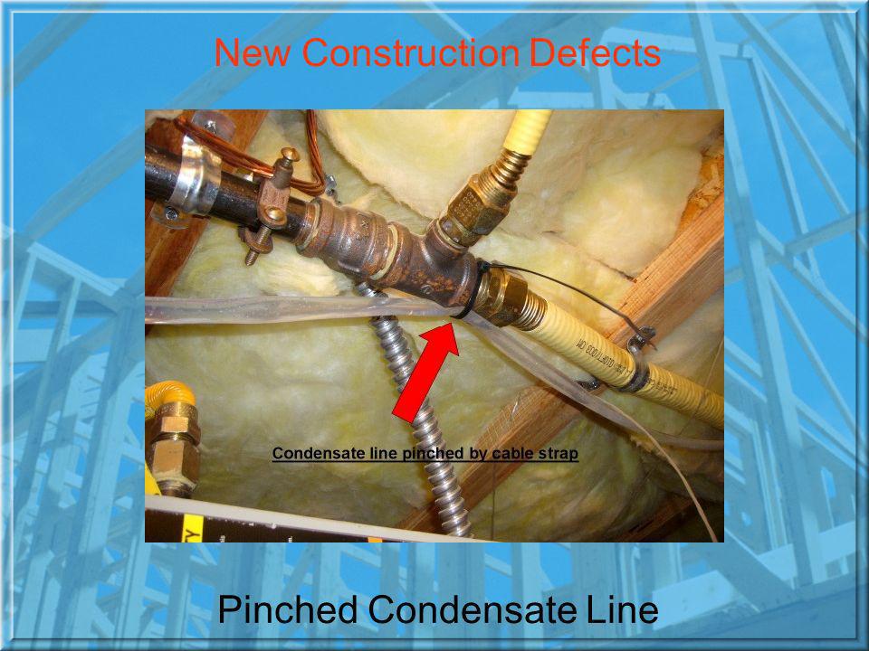 Pinched Condensate Line