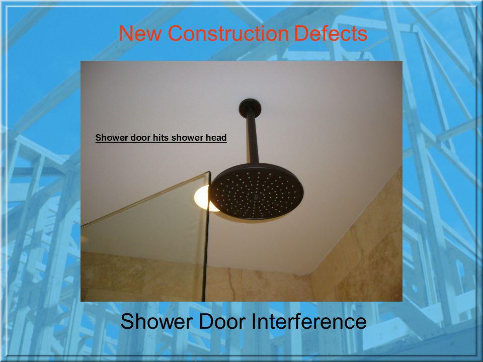 Shower Door Interference