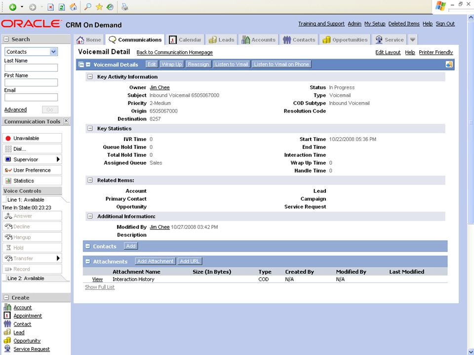 © 2008 Oracle Corporation – Proprietary and Confidential 26 Demo Tip: Example Screenshot