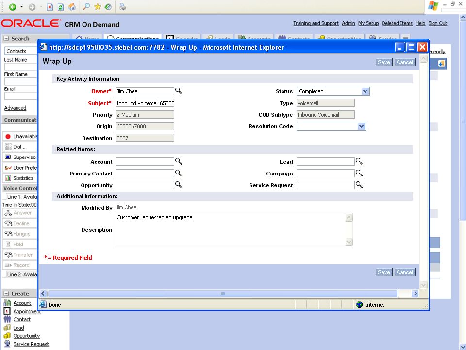 © 2008 Oracle Corporation – Proprietary and Confidential 28 Demo Tip: Example Screenshot