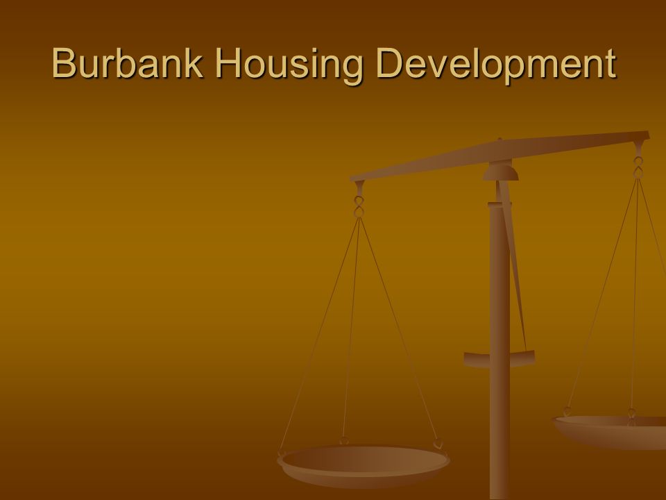 Burbank Housing Development