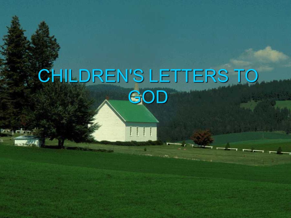 CHILDREN S LETTERS TO GOD