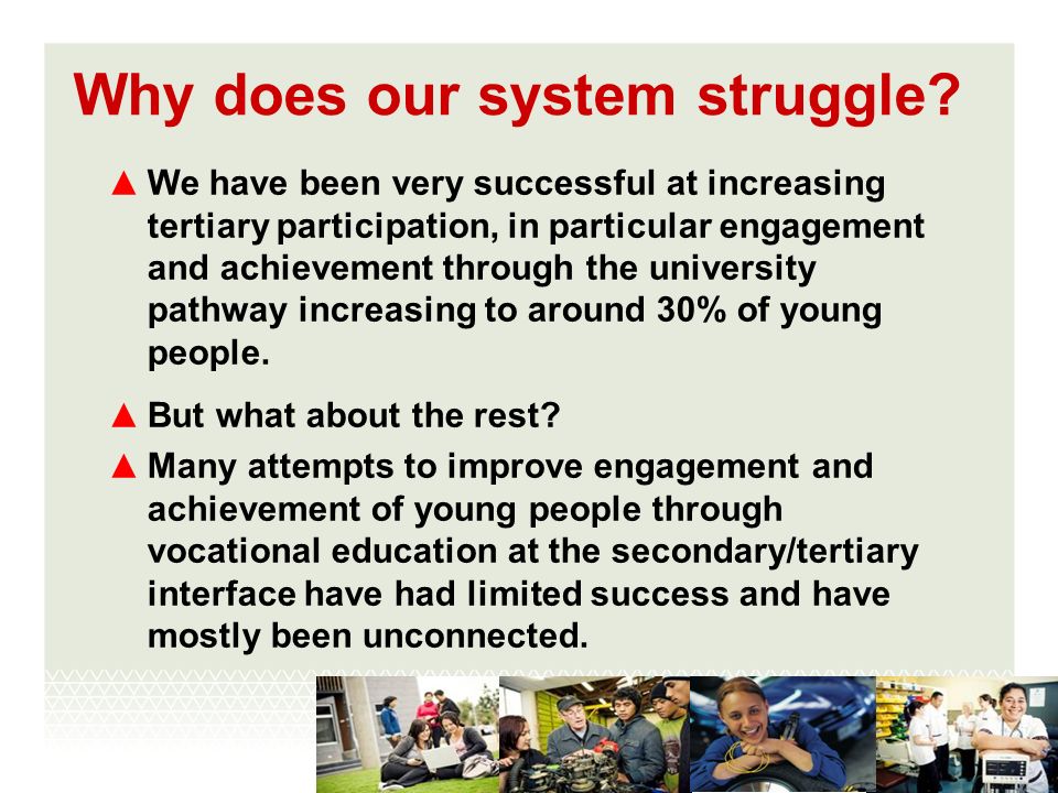 Why does our system struggle.