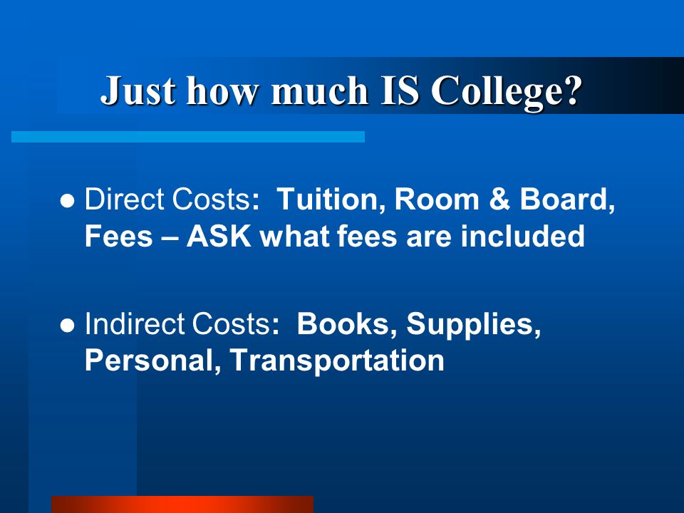 Just how much IS College.