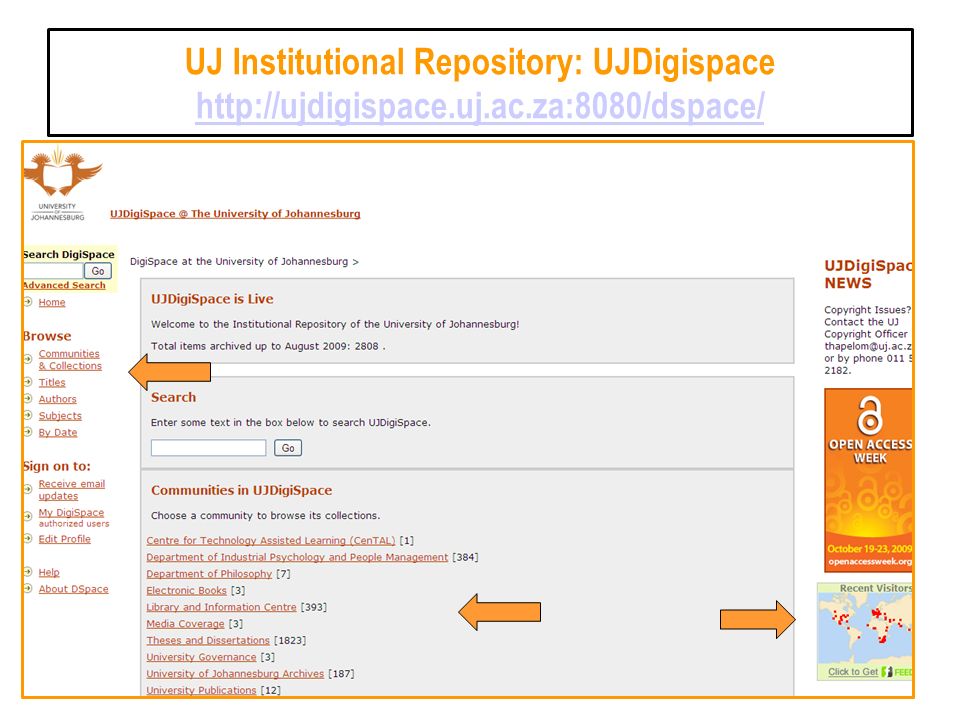 UJ Institutional Repository: UJDigispace