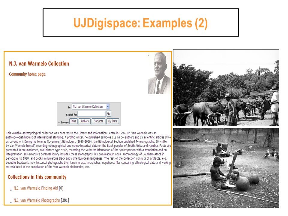 UJDigispace: Examples (2)