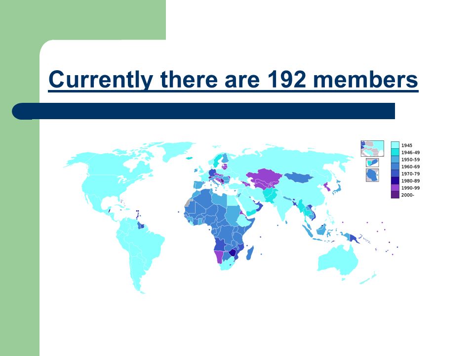 Currently there are 192 members
