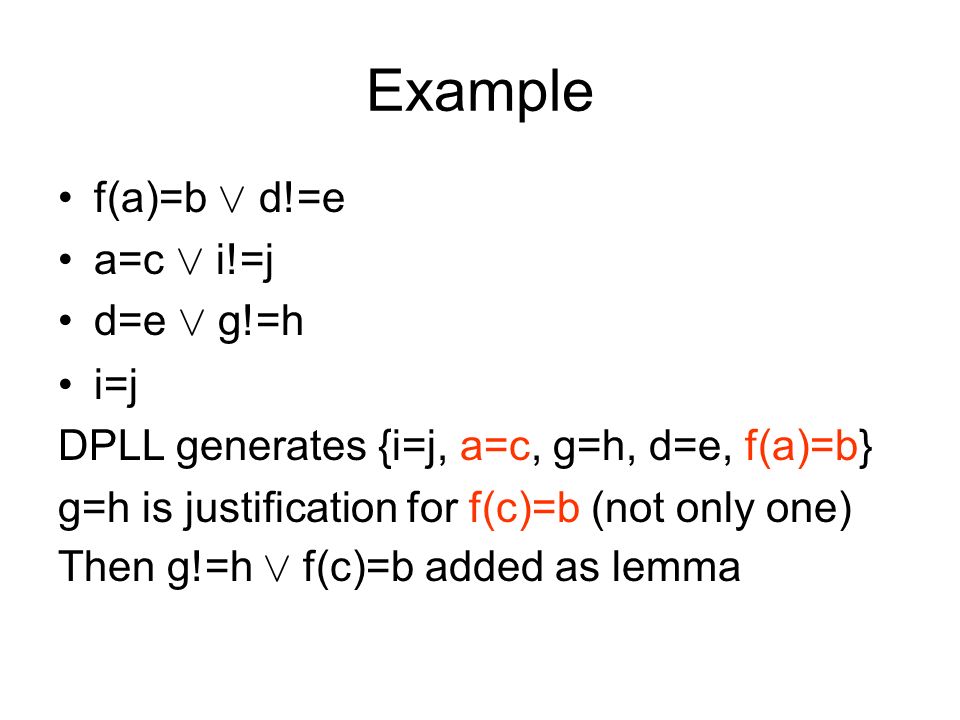 Smels Sat Modulo Equality With Lazy Superposition Christopher Lynch Clarkson Duc Khanh Tran Mpi Ppt Download