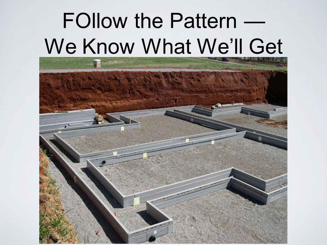 FOllow the Pattern We Know What Well Get