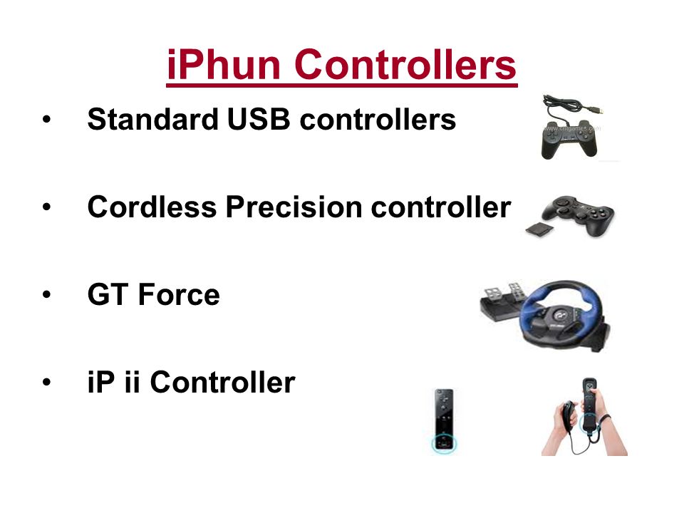 iPhun Controllers Standard USB controllers Cordless Precision controller GT Force iP ii Controller