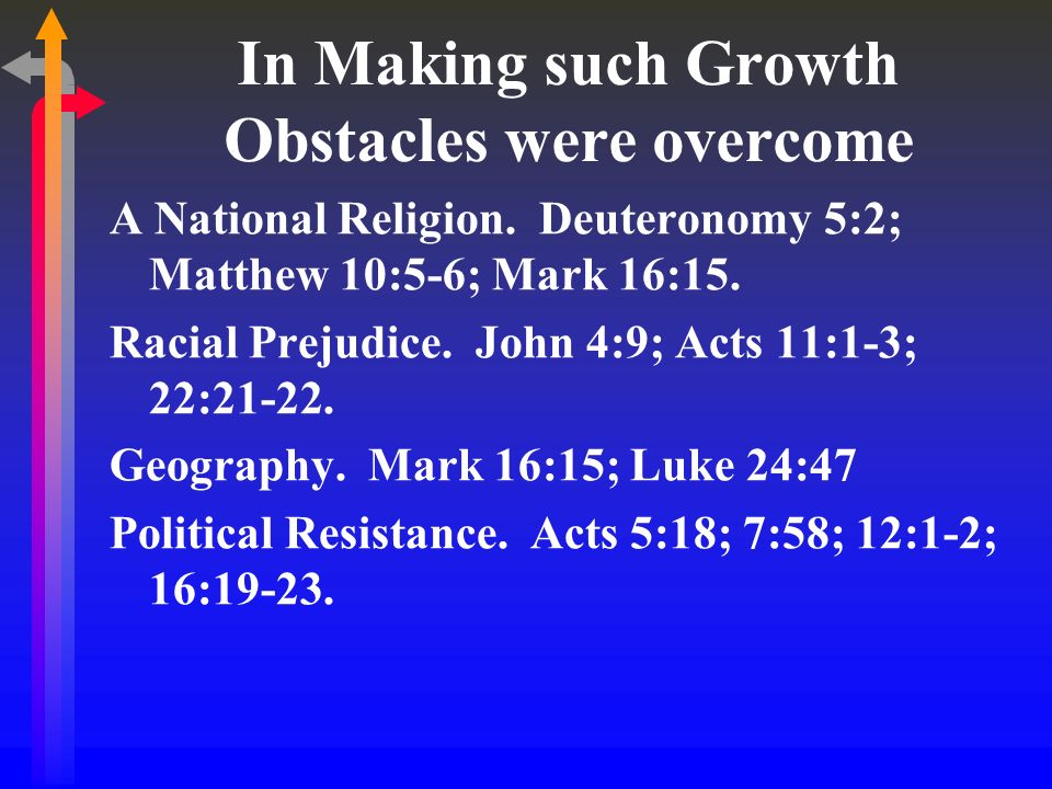 In Making such Growth Obstacles were overcome A National Religion.
