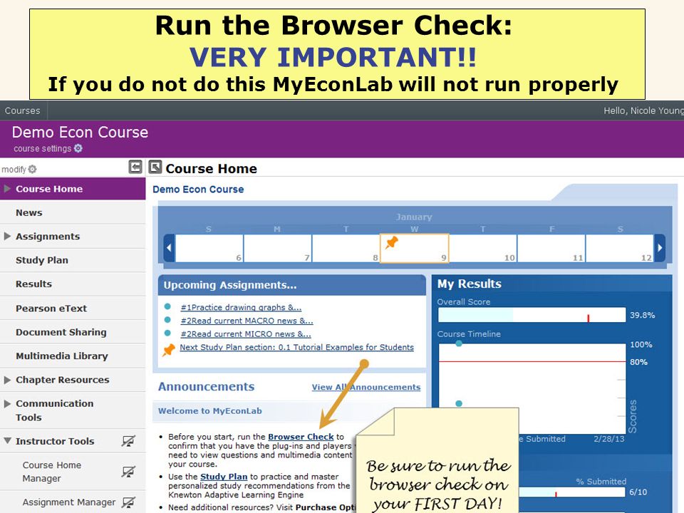 To access your course materials, click on SIGN IN and enter your username and password.