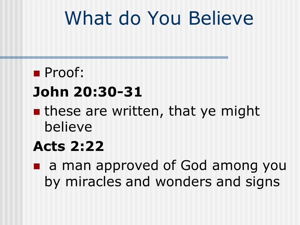What do You Believe The Bible is inerrant. 2 Tim.