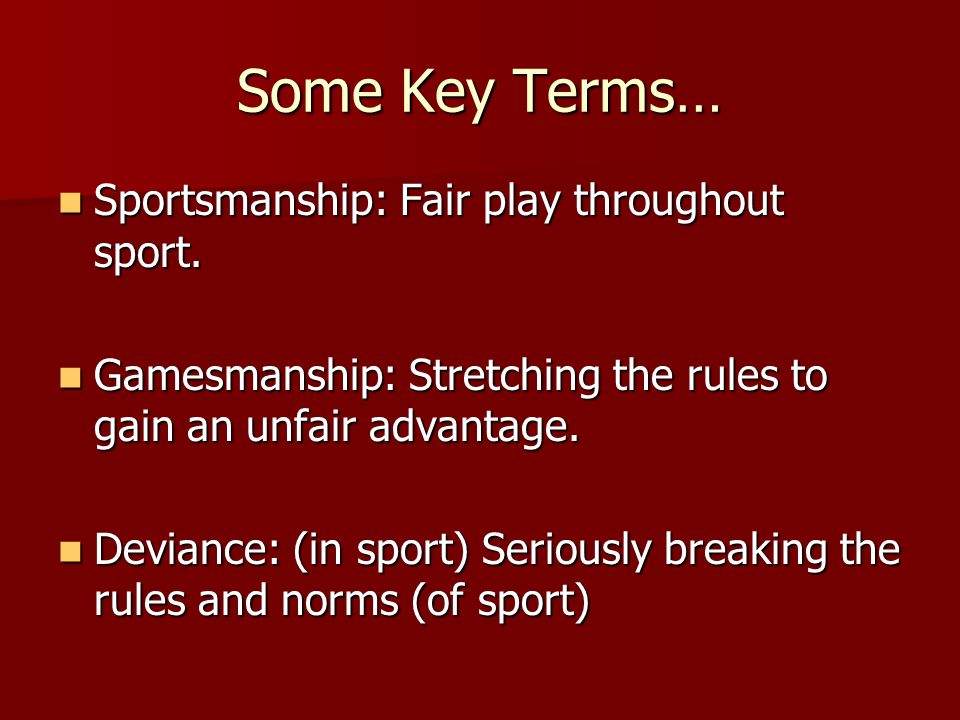 deviance in sport definition