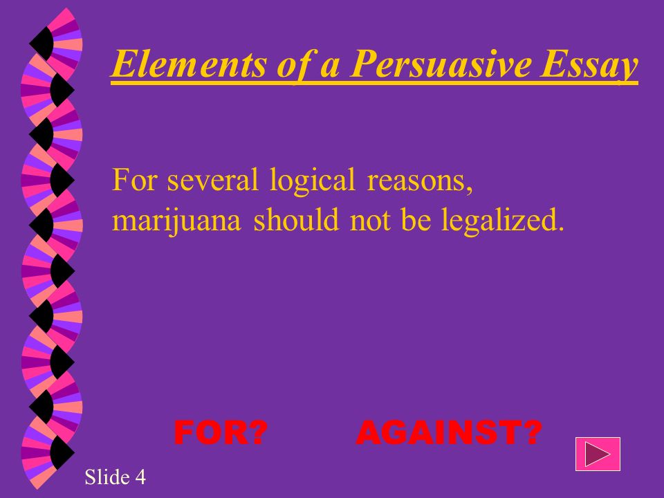 reasons marijuana should be legalized essay
