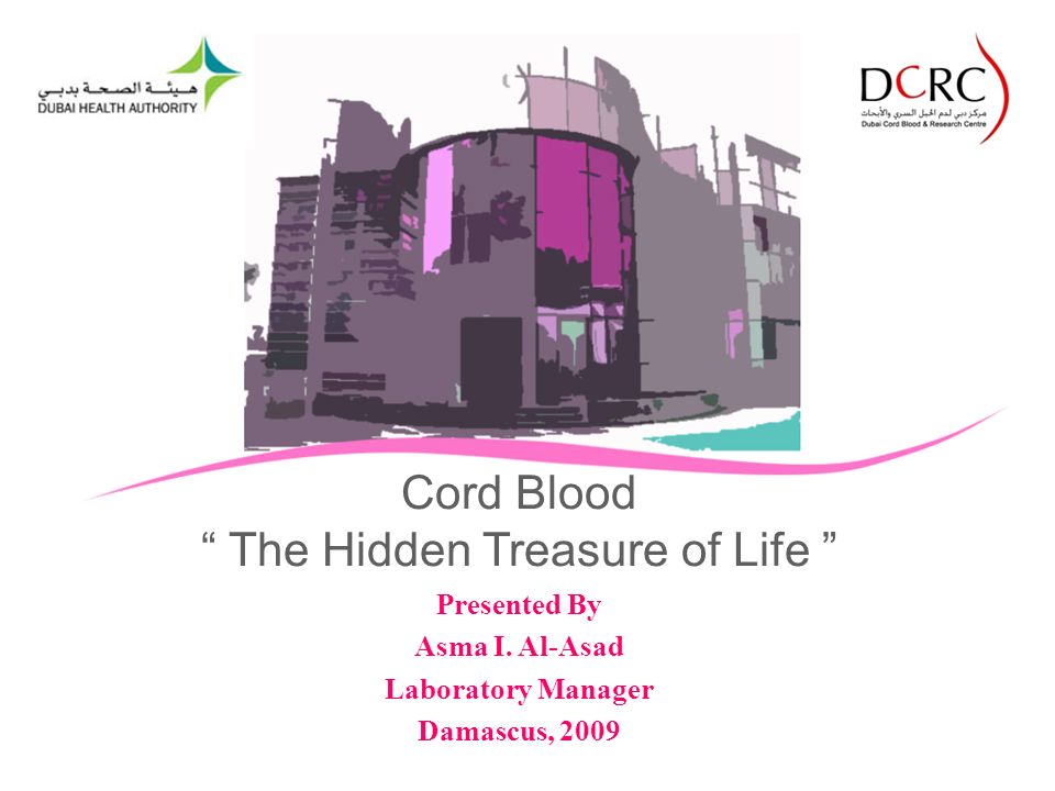 Cord Blood The Hidden Treasure of Life Presented By Asma I. Al-Asad  Laboratory Manager Damascus, ppt download
