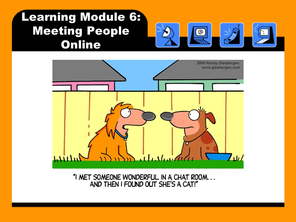 Learning Module 6: Meeting People Online