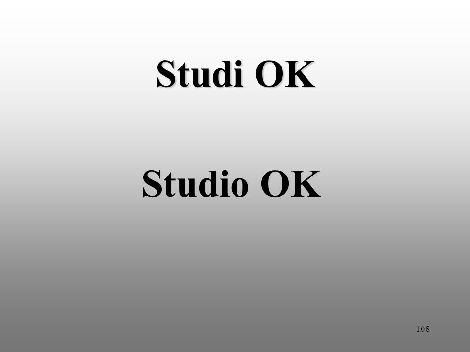 108 Studi OK Studio OK
