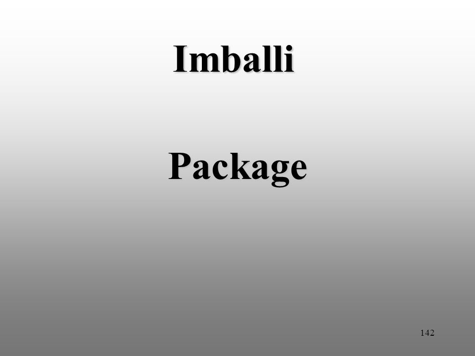 142 Imballi Package