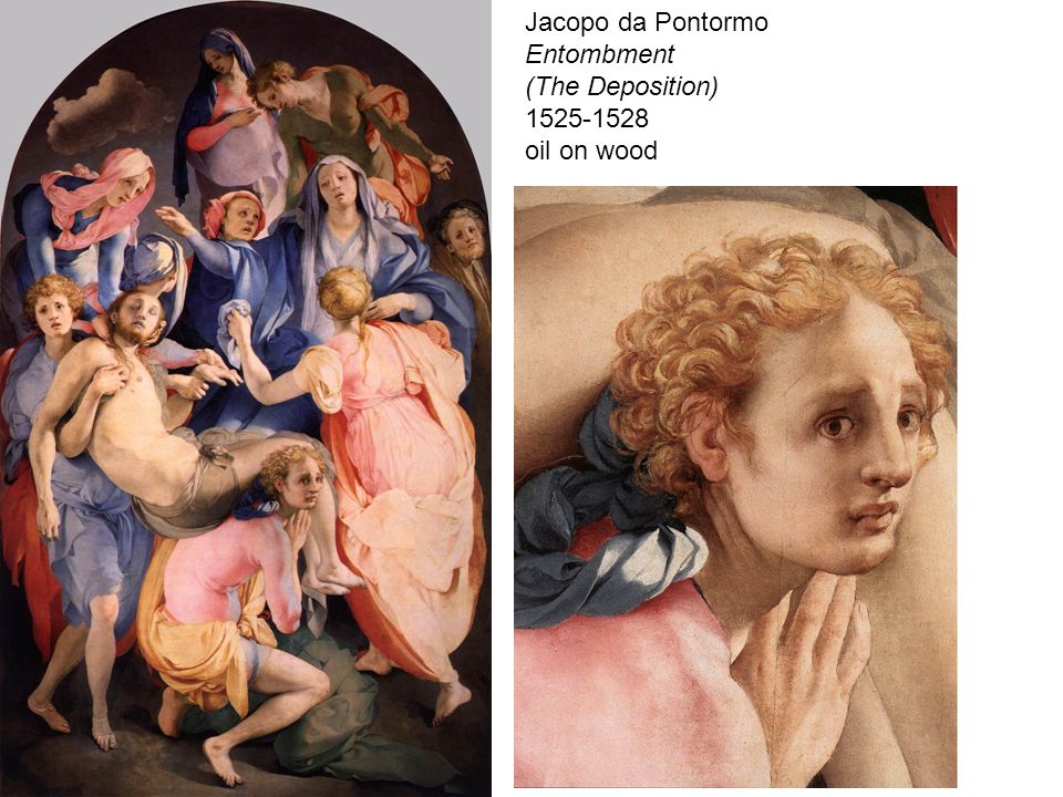 Jacopo da Pontormo Entombment (The Deposition) oil on wood