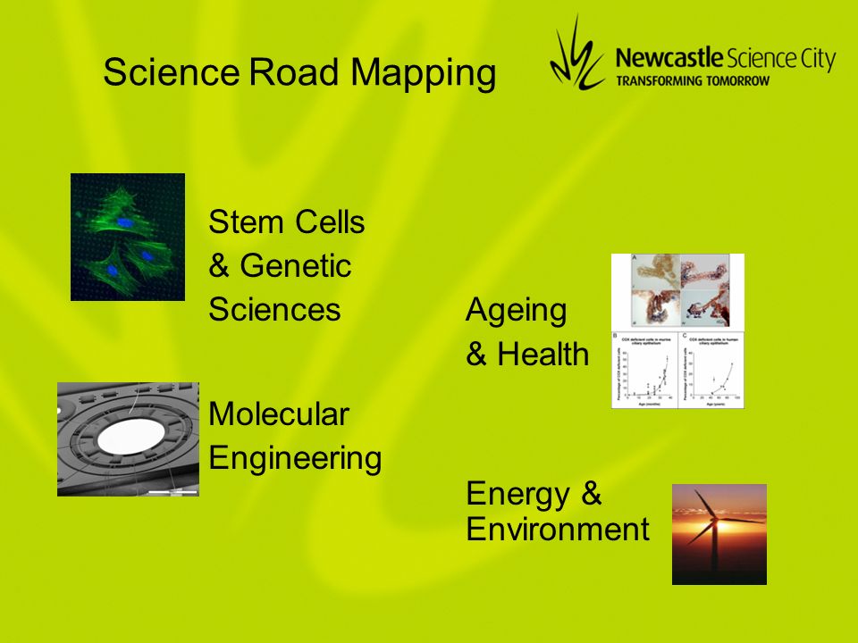 Science Road Mapping Stem Cells & Genetic SciencesAgeing & Health Molecular Engineering Energy & Environment
