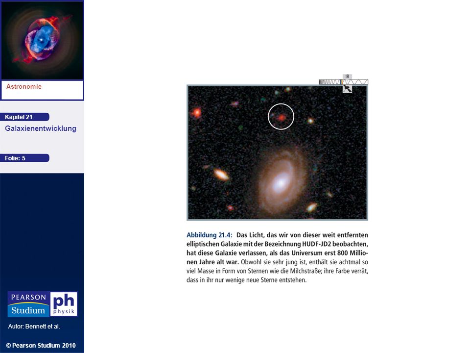 Kapitel 21 Astronomie Autor: Bennett et al. Galaxienentwicklung © Pearson Studium 2010 Folie: 5