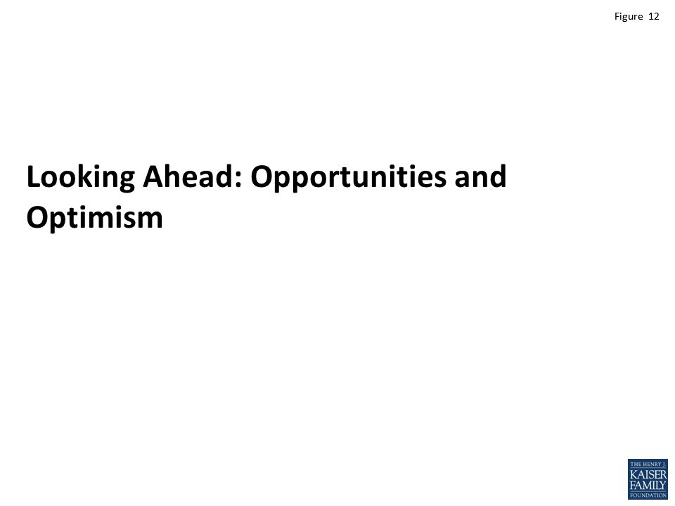 Figure 12 Looking Ahead: Opportunities and Optimism