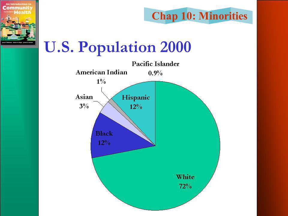 Chap 10: Minorities U.S. Population 2000