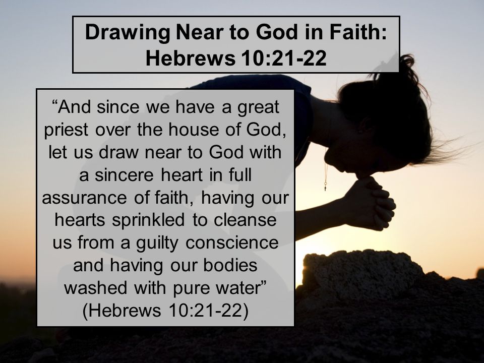 Image result for pictures of  gODS assurance  hebrews 10:22