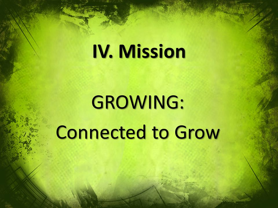GROWING: Connected to Grow