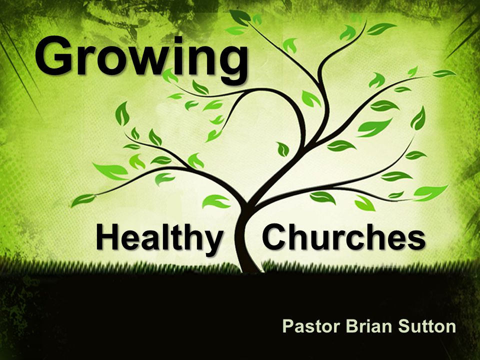 HealthyChurches Pastor Brian Sutton Growing