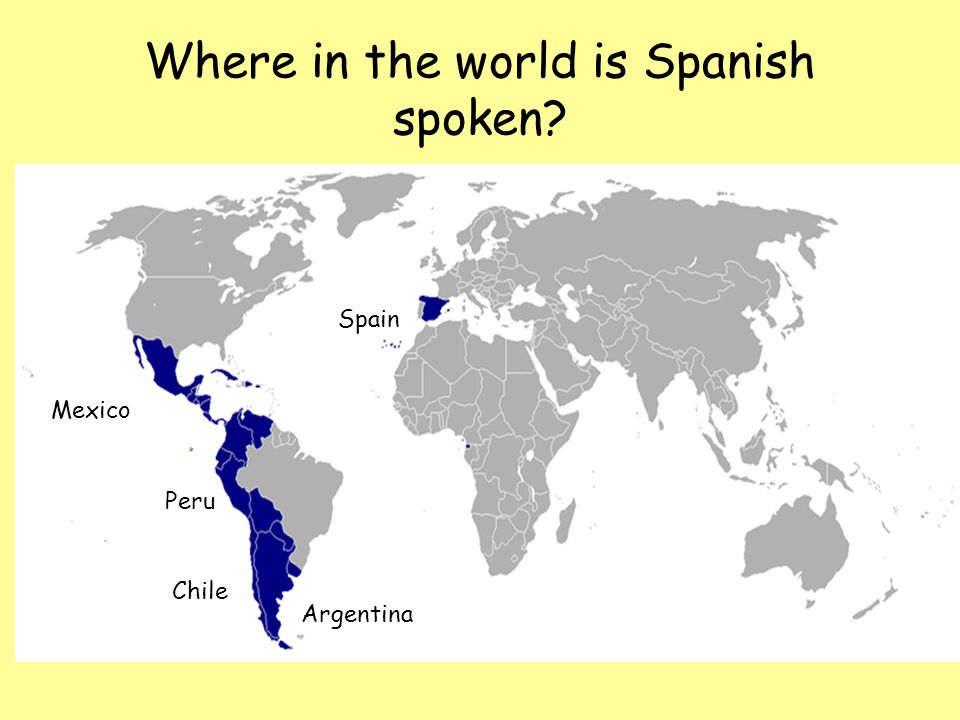 Where in the world is English spoken.