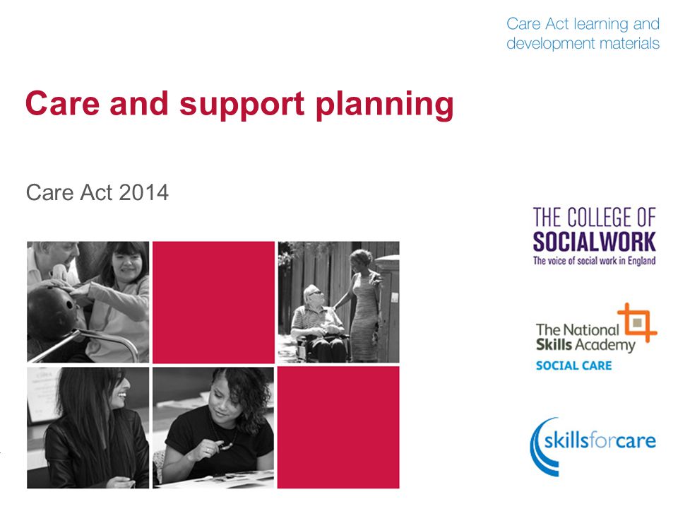 Care and support planning Care Act 2014