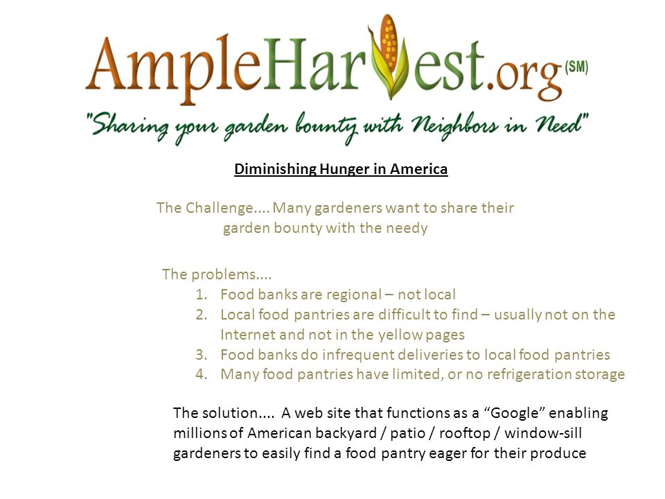 Ampleharvest Org The Story From Fruit To Fruition Gary