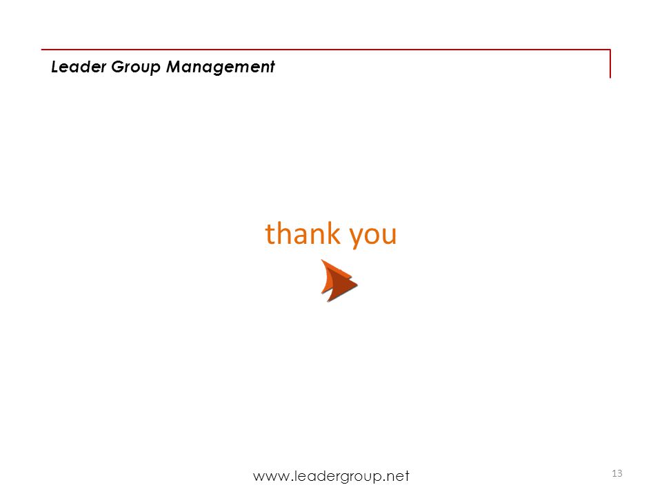 Leader Group Management 13   thank you