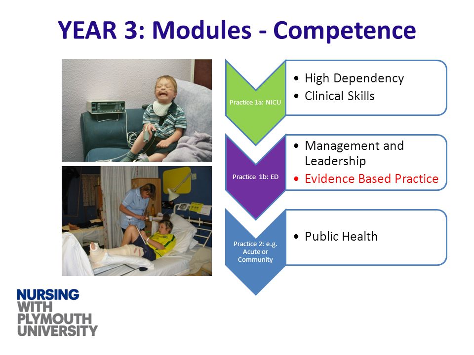 Practice 1a: NICU High Dependency Clinical Skills Practice 1b: ED Management and Leadership Evidence Based Practice Practice 2: e.g.