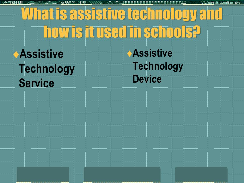 What is assistive technology and how is it used in schools.