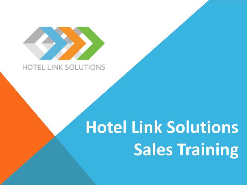 Hotel Link Solutions Sales Training