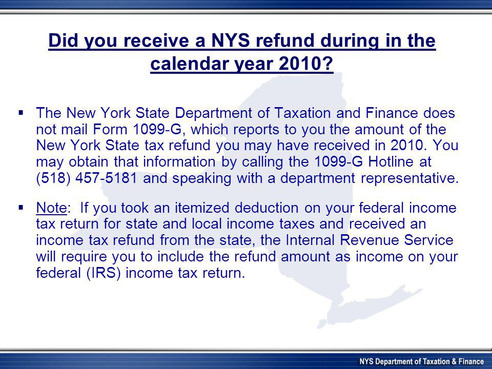Nys Tax Refund Chart