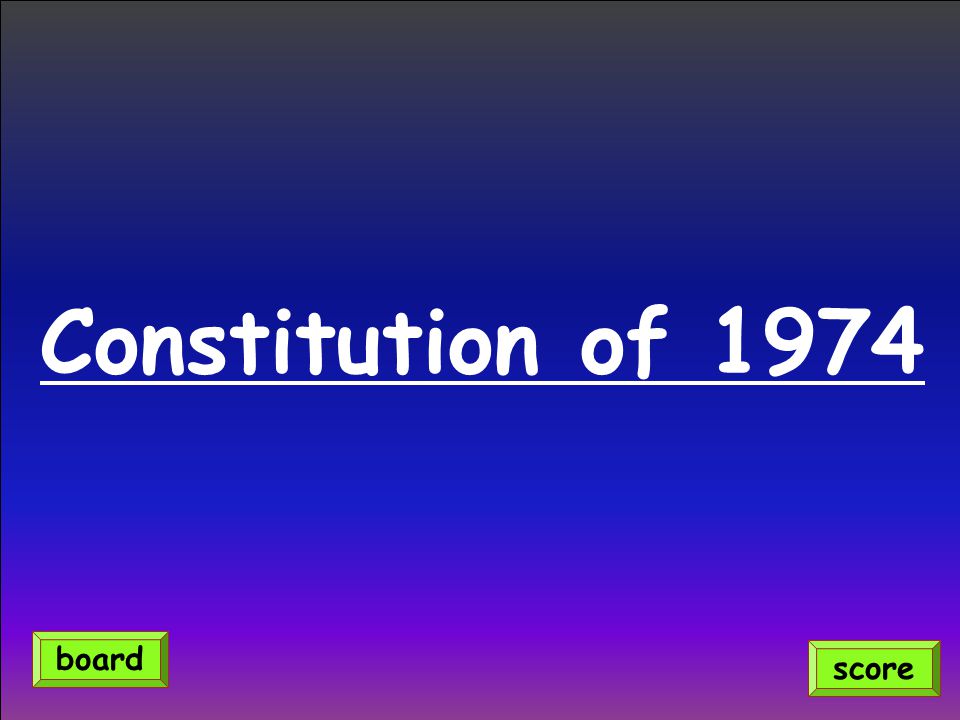 Constitution of 1974 score board