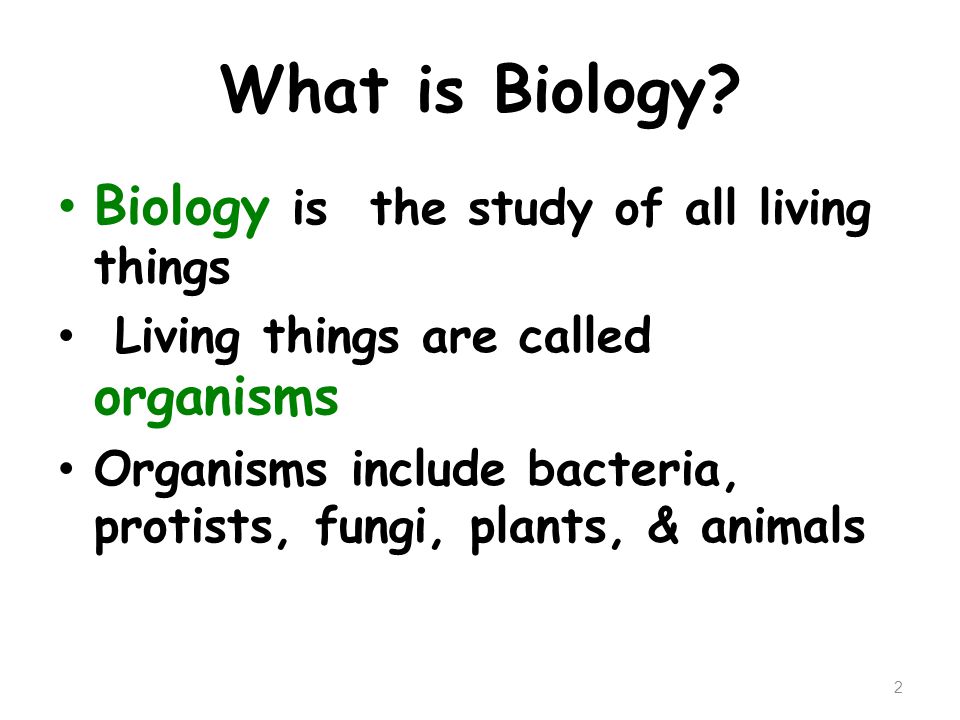 What is Biology. 
