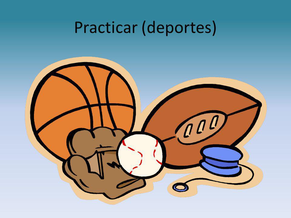 Practicar (deportes)