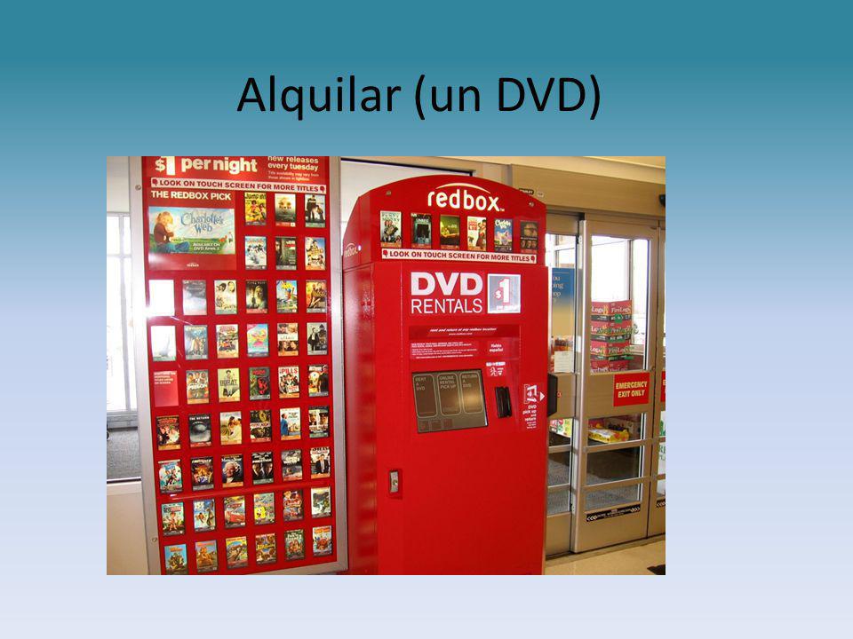 Alquilar (un DVD)