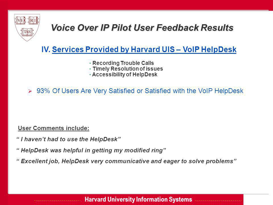 Harvard University Information Systems Voice Over Ip At Harvard