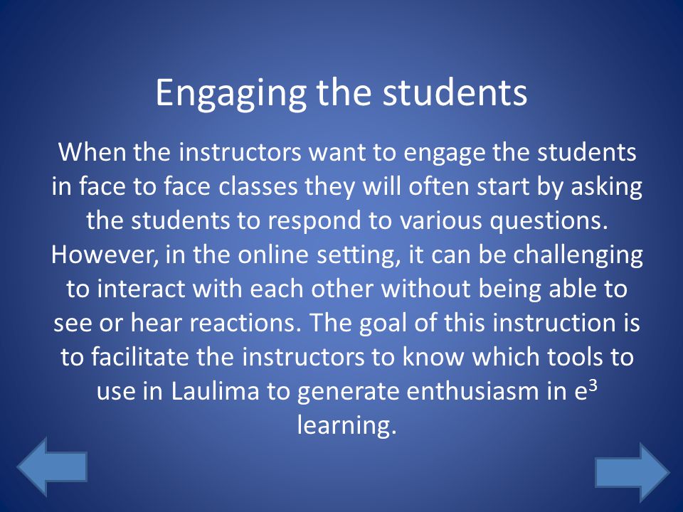 yes no Submit Pre-Assessment - Part 2 Can chat rooms be used by students to socialize or work on class material.
