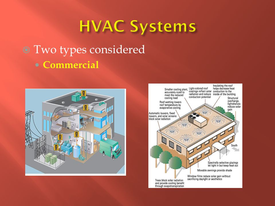  Two types considered Commercial