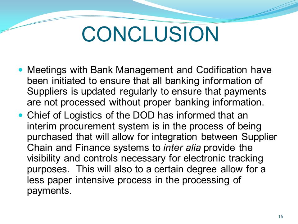 conclusion of payroll system
