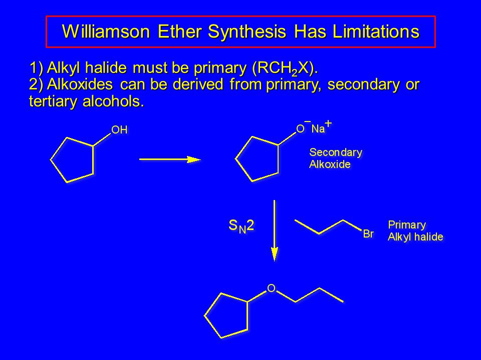synthesis of ethers ppt